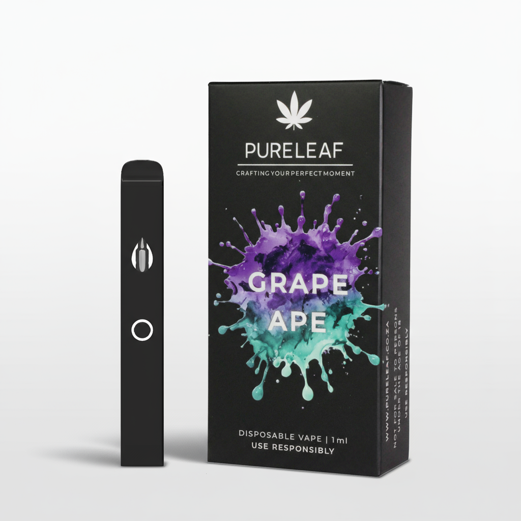 Pureleaf Grape Ape cannabis vape South Africa